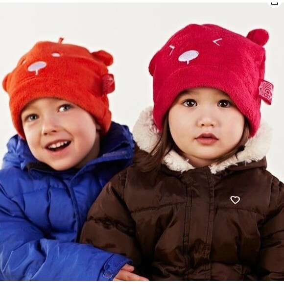 Lug Hat Kids Cub Caps One Size Blue Soft Fleece Winter Undercover Bears - Picture 3 of 3